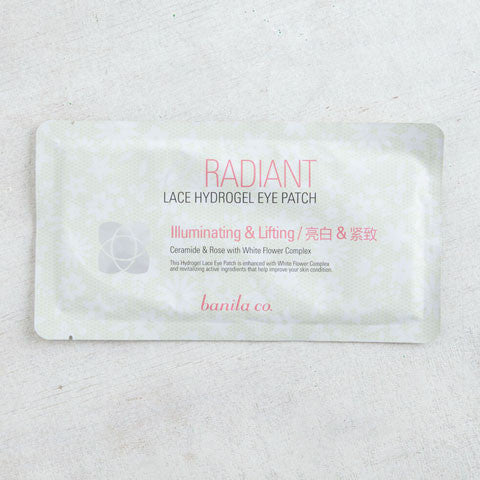 BANILA CO It Radiant Lace Hydrogel Eye Patch